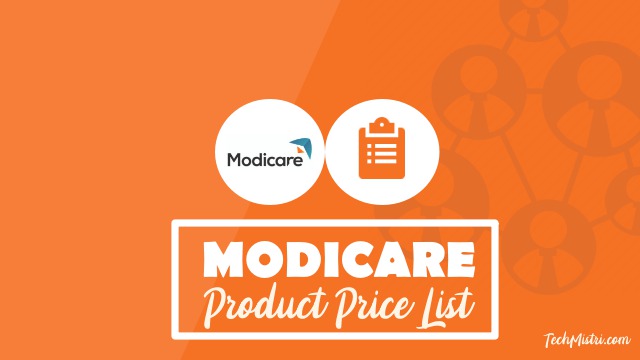 Modicare-Product-Price-List