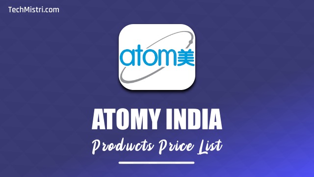 Atomy India Products Price List 2022 PDF Download