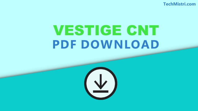 Vestige CNT PDF Download