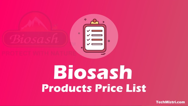 biosash products price list