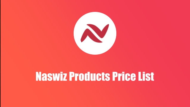 naswiz retails products price list
