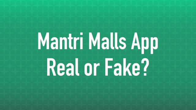 mantri malls app review