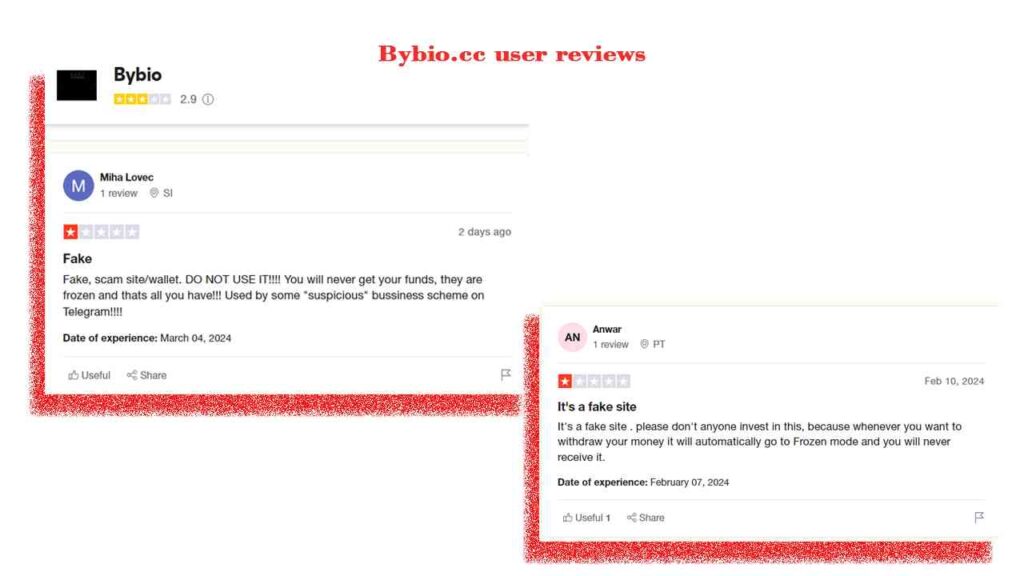 Bybio.cc user reviews
