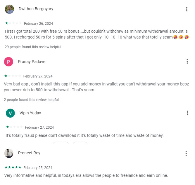 Easy Rupee Earning App User Review