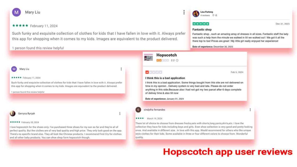 Hopsctoch app user reviews