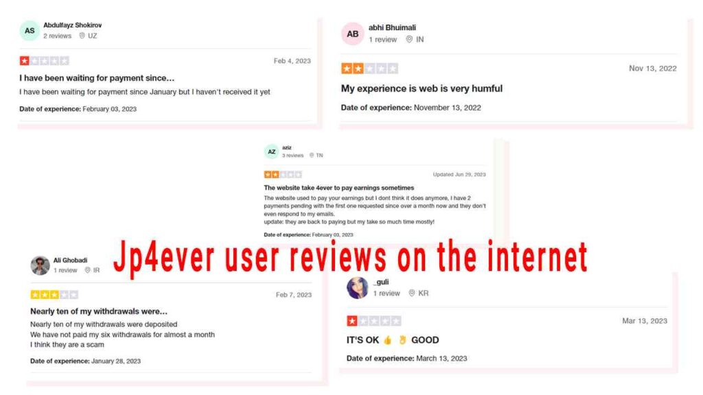Jp4ever user review on the internet
